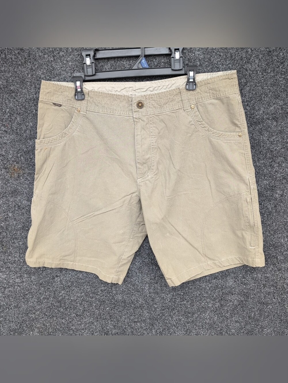 Kuhl Ramblr Shorts Mens 38x10 Quick Dry Cargo Performance Ripstop Utility Hiking